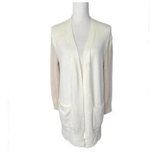 Madewell cream knit cardigan sweater neutral minimalist cozy fall scandi girl